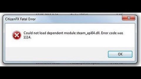 GTA 5 CitizenFX FiveM Fatal Error steam_api64.dll - решение
