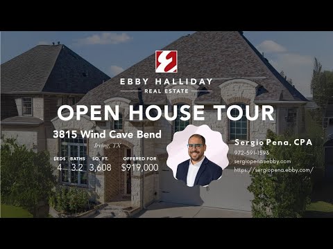 3815 Wind Cave Bend, Irving, TX home video tour
