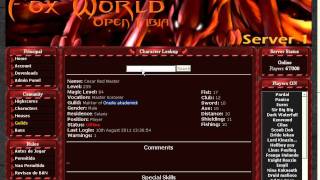 Celebrity Bug Guild Foxworld Profile