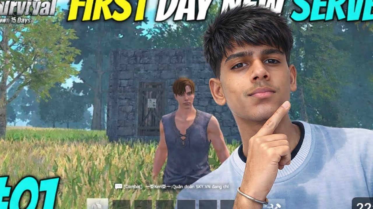 FIRST DAY NEW SERVER 😱 | Last Day Survival Gameplay #01 | Hindi - YouTube