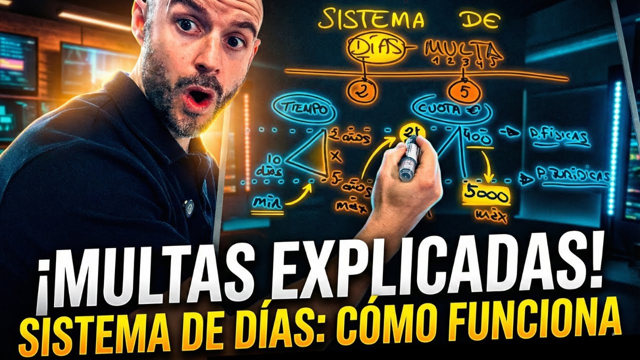 Sistema DÍAS MULTA Código Penal. Memoriza Rápido 💨