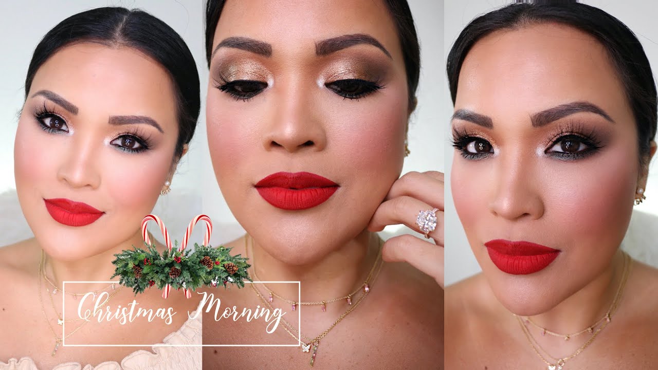 GIVE ME GLOW Christmas Morning Palette | Christmas Holiday Look | Swatch Queen