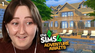 Building a hotel with The Sims 4: Adventure Awaits #1 (Streamed 9/27/25)