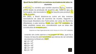 De Onde Vem o Alumínio? Bauxita, Processo Bayer e Eletrólise | Química para o ENEM 2024