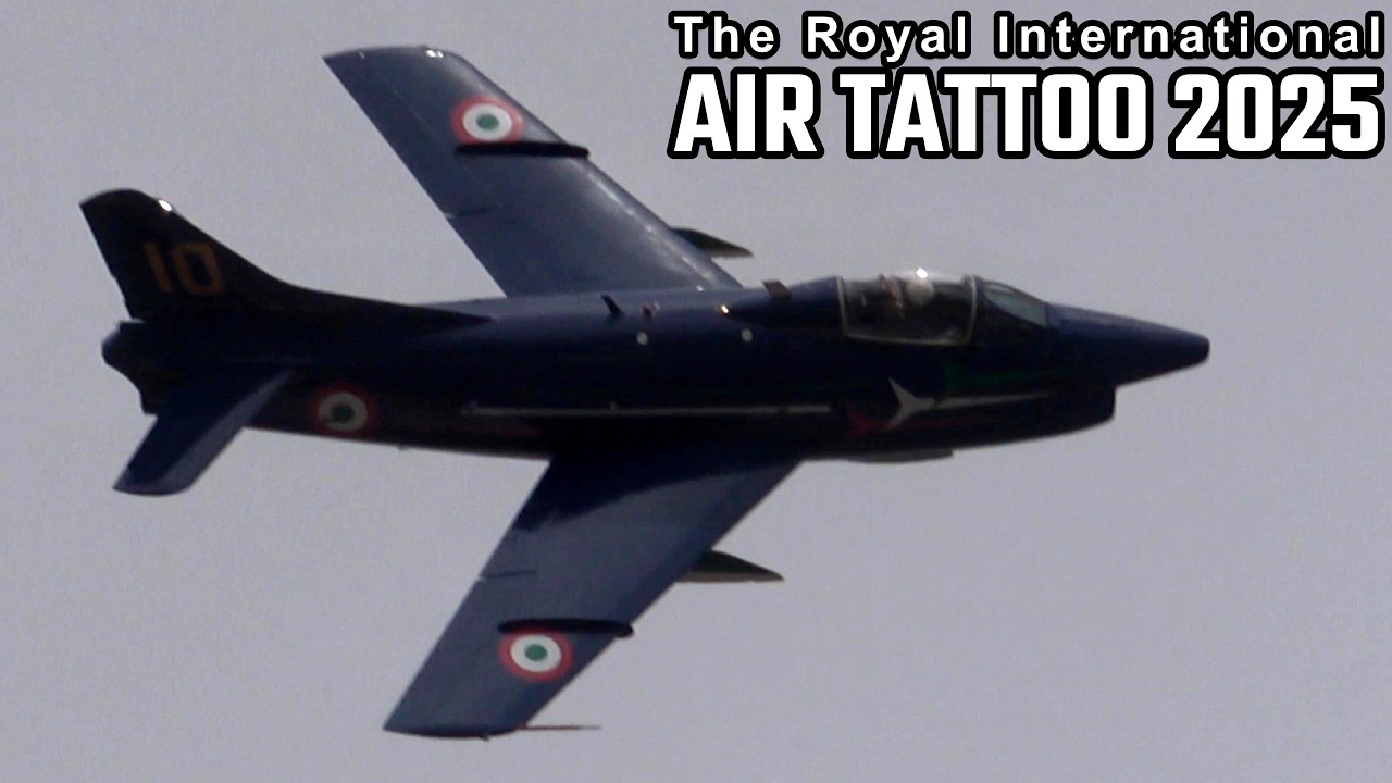 RIAT 2025 FIAT G.91 Frecce Tricolori T-346 Catellani Group The Royal International Air Tattoo