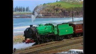 Australian steam locomotive 3642 - Kiama tour - October 1992