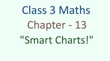 Class - 3 Maths Chapter - 13 Smart Charts (part 4) cbse ncert english medium