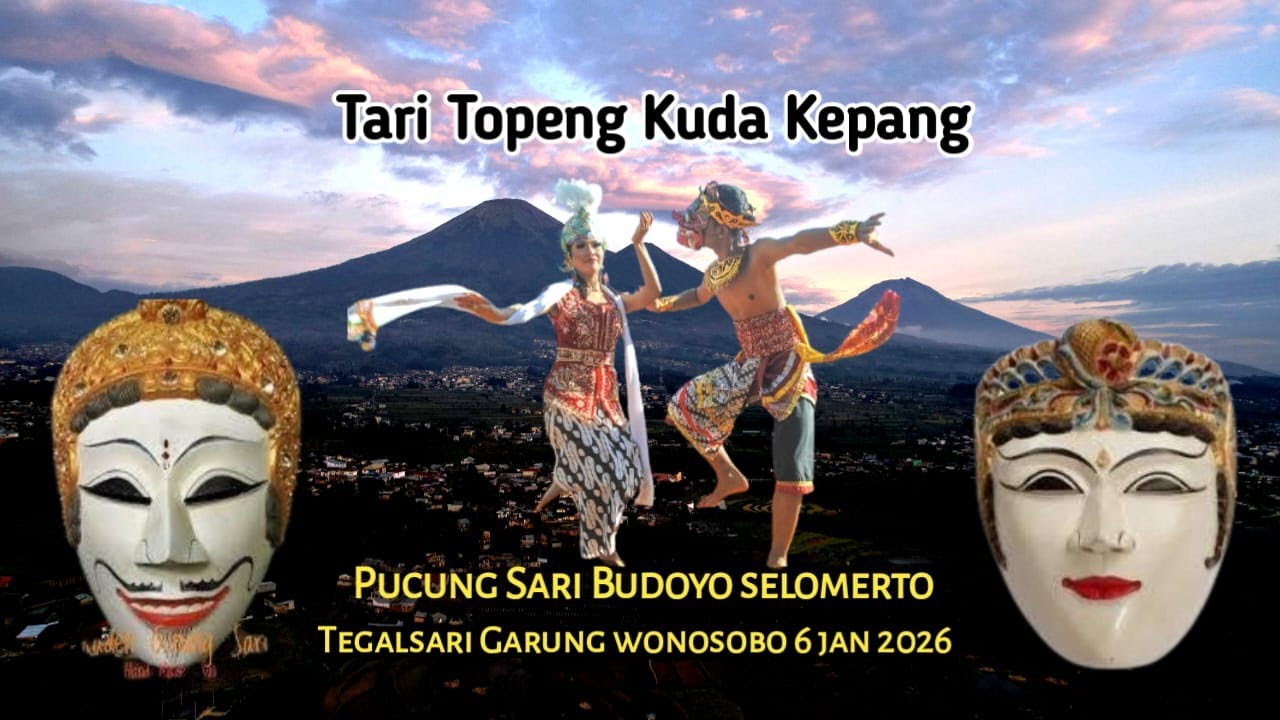 TARI TOPENG KUDA KEPANG " LENGGER " PUCUNG SARI BUDOYO || LIVE GINTUNG TEGALSARI GARUNG WONOSOBO