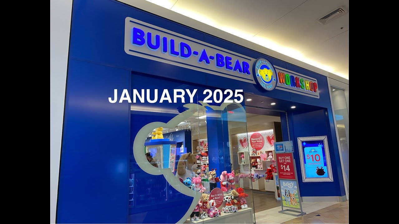 BUILD-A-BEAR WORKSHOP🧸JANUARY 2025⛄SHOP WITH ME🛒VALENTINE'S DAY BEARS💗CLOTHING, ACCESSORIES & MORE!