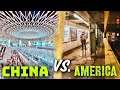 How is the experience of riding a subway in america vs china