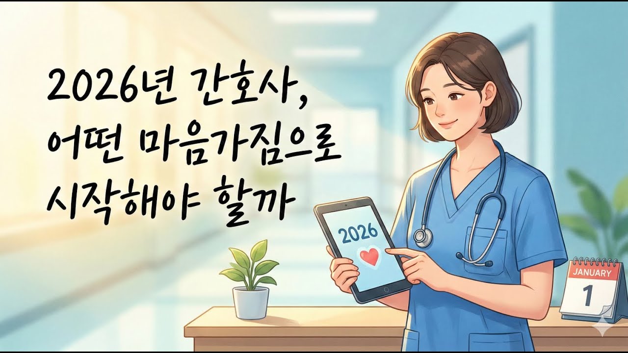 2026년, 간호사는 어떤 마음가짐으로 시작해야 할까?｜번아웃 시대의 생존 전략