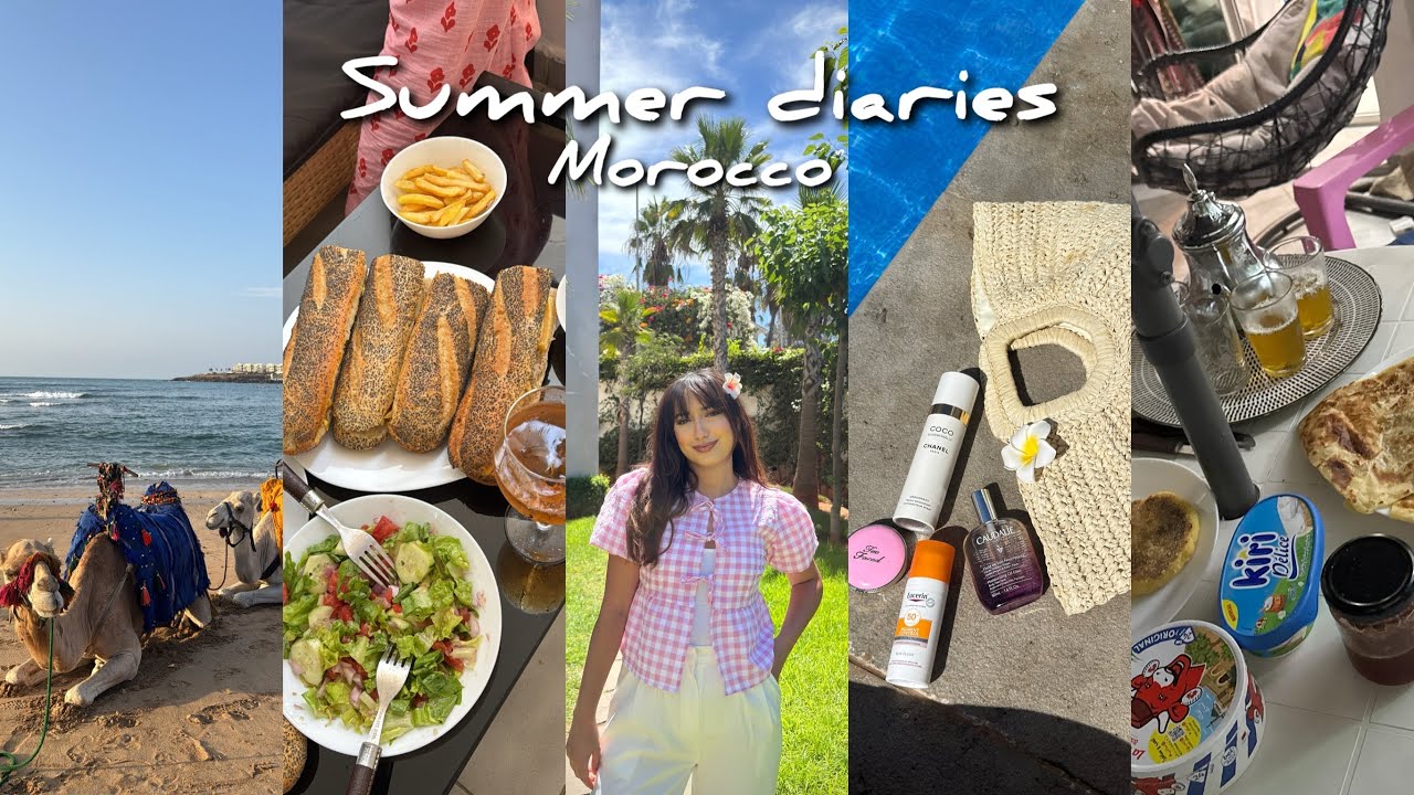 Vacation diaries 🏖️🌴 دوزو معايا الصيف فالمغرب 🌊✨ 