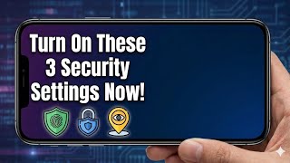 Turn On These 3 Security Settings Now! 2026 in sinhala
