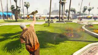 GTA 5 Fire Bottle Chaos Mission | Epic Ragdoll Gameplay #gta5#gaming#gta