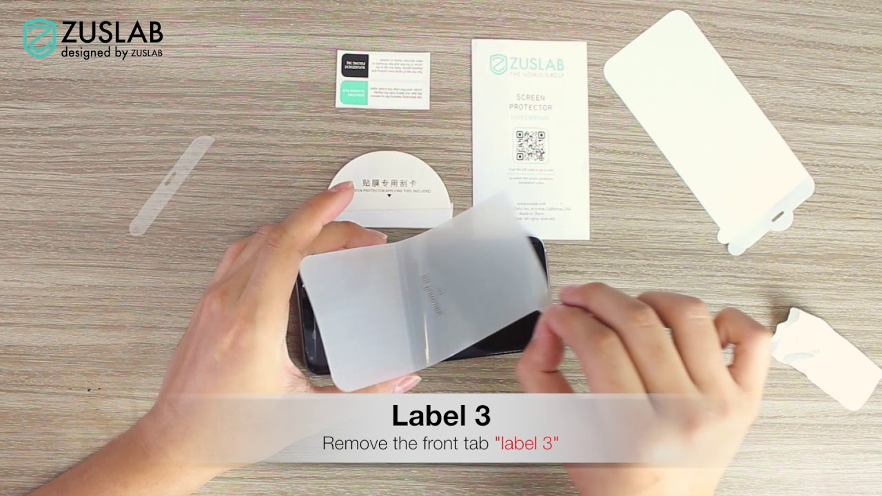 "ZUSLAB" SAMSUNG S9/S9+ S8/S8+ SCREEN PROTECTOR INSTALLATION VIDEO