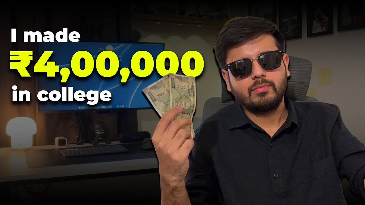 How I Earned ₹4 Lakhs in College (Complete Breakdown)