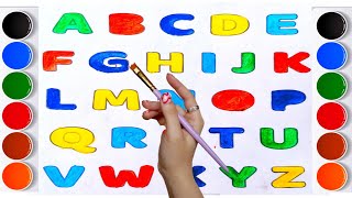 ABCD Dotted Alphabet Tracing Worksheets | A to Z Capital Letters Writing Practice for Kids