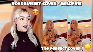 [REACTION] ROSÉ SUNSET COVER - WILDFIRE