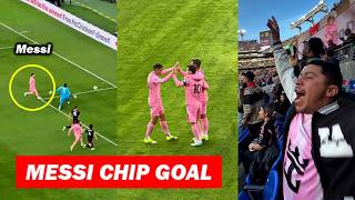 Inter Miami Fans Reactions To Lionel Messi Chip Goal Vs Dc United