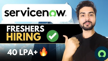 ServiceNow Hiring Freshers 🔥Apply Now | Complete Guide