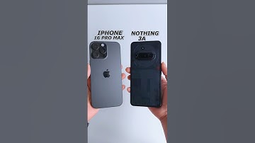Nothing Phone 3a vs iPhone 16 Pro Max – Real-World Comparison, Opening Test #shorts