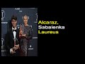 Alcaraz, Sabalenka light up Laureus Awards #sports #ipl #cricket #football