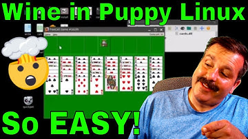 Play Windows Solitaire & Freecell using Wine in Puppy Linux