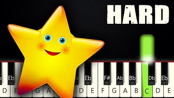 Twinkle Twinkle Little Star | HARD PIANO TUTORIAL by Betacustic