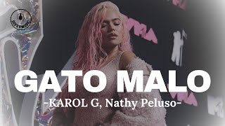 KAROL G, Nathy Peluso - GATO MALO (LETRA)