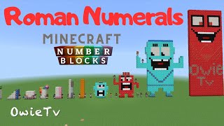 Roman Numerals Song Numberblocks Minecraft | Math and Number Songs for Kids