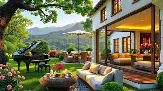 Sunrise Jazz Journey  4k Coffee Shop Jazz  Uplifting  To Start Your Day