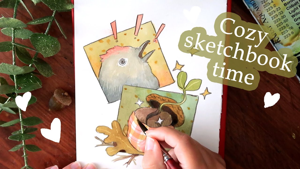 Cozy Watercolour Session for Peachtober