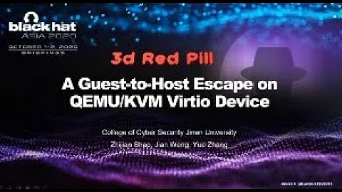 3d Red Pill:  A Guest-to-Host Escape on QEMU/KVM Virtio Device