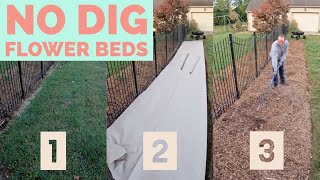 Creating a New 'NoDig' Flower Garden Bed with Contractor's Paper | The Southerner's Northern Garden