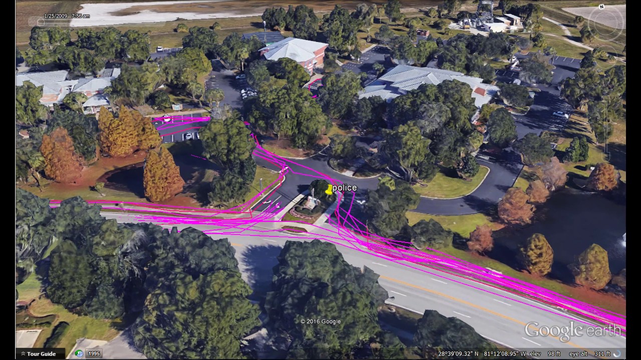 Biking through Alafaya Woods - Video experiment