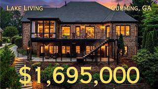 Touring a Gated $1.69M Lake Lanier Estate With Private Deep Water Dock! Touring a Gated $1.69M Lake Lanier Estate With Private Deep Water Dock!