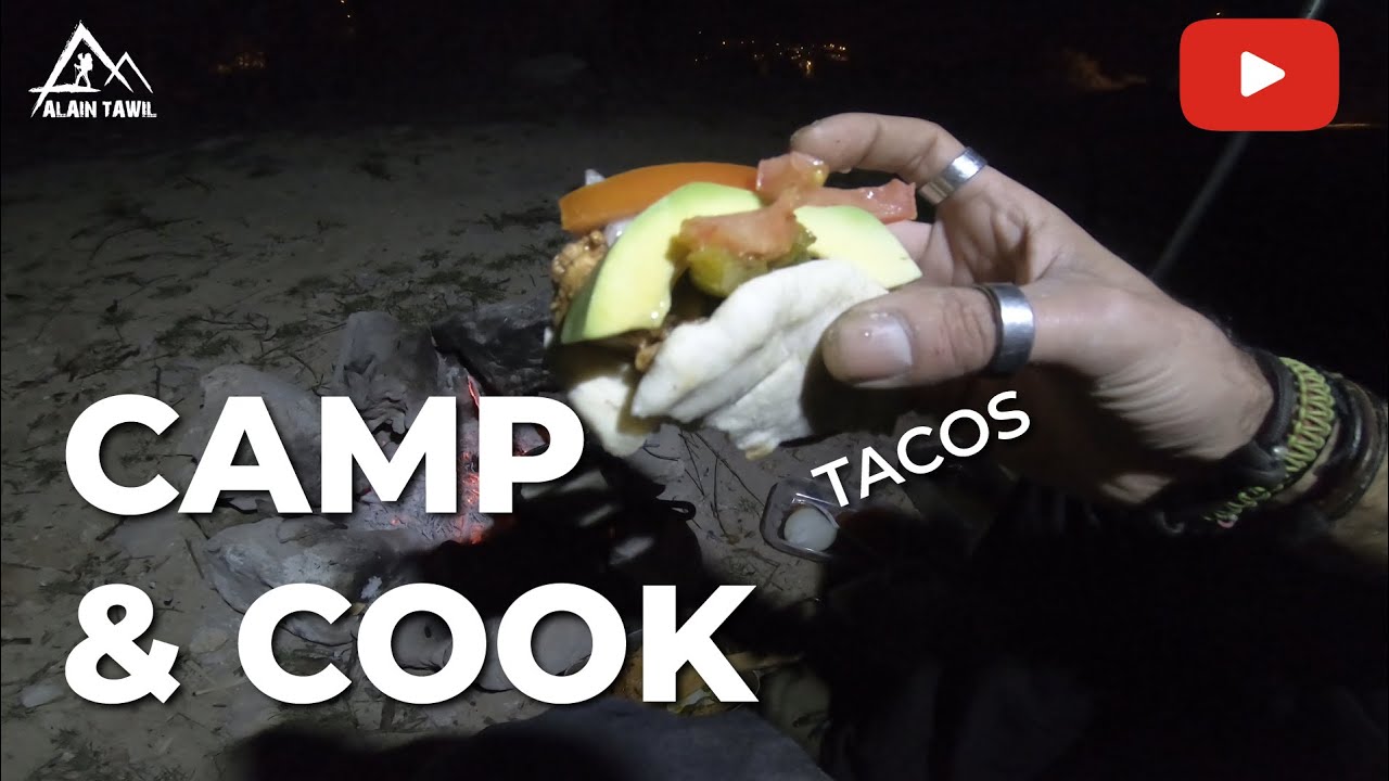 Camp and Cook Solo Hiking 12.48 Kilometers Chahtoul Loop Trail - Lebanon