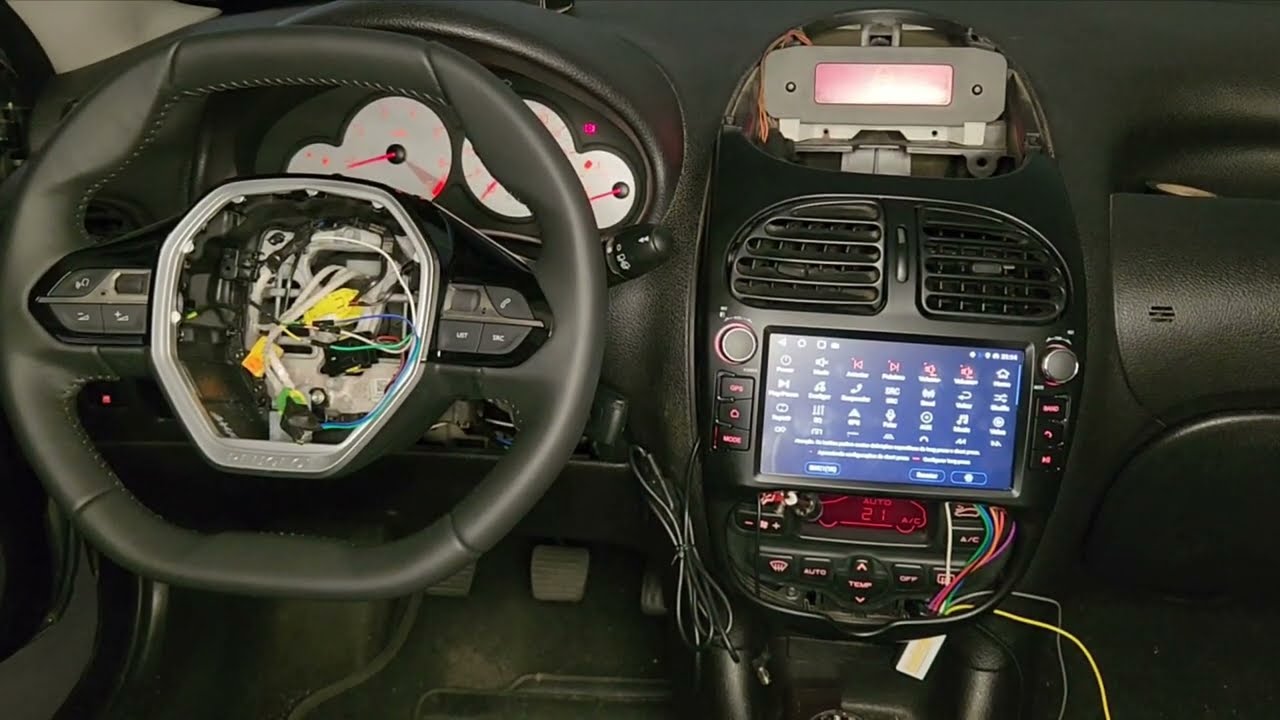 Interface Volante 208 2008 3008 no Peugeot 206