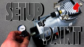 Airbrush Pressure Setup and Thinning Paint  Airbrushing for Beginners