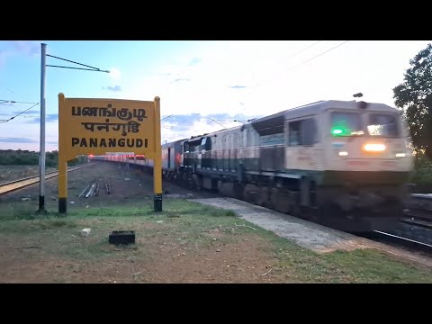 16104/Rameswaram-Tambaram Express, Skip Panangudi Xing 56833/Karaikudi-Virudhunagar Passenger Train