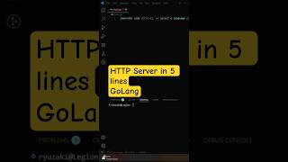 Build a Web Server in Go in under 5 lines 🚀 #golang #softwaredevelopment