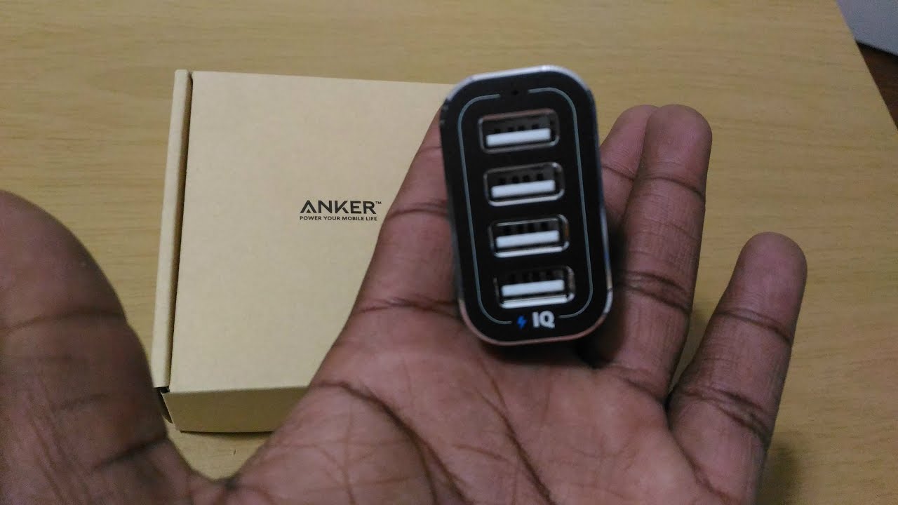 Anker 48W Quick Charge 4Port USB Car Charger YouTube