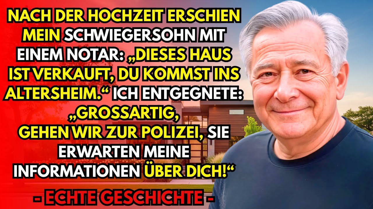 „Mein Schwiegersohn heiratete meine Tochter, um mein Haus zu nehmen – dann kam er mit einem Notar…“