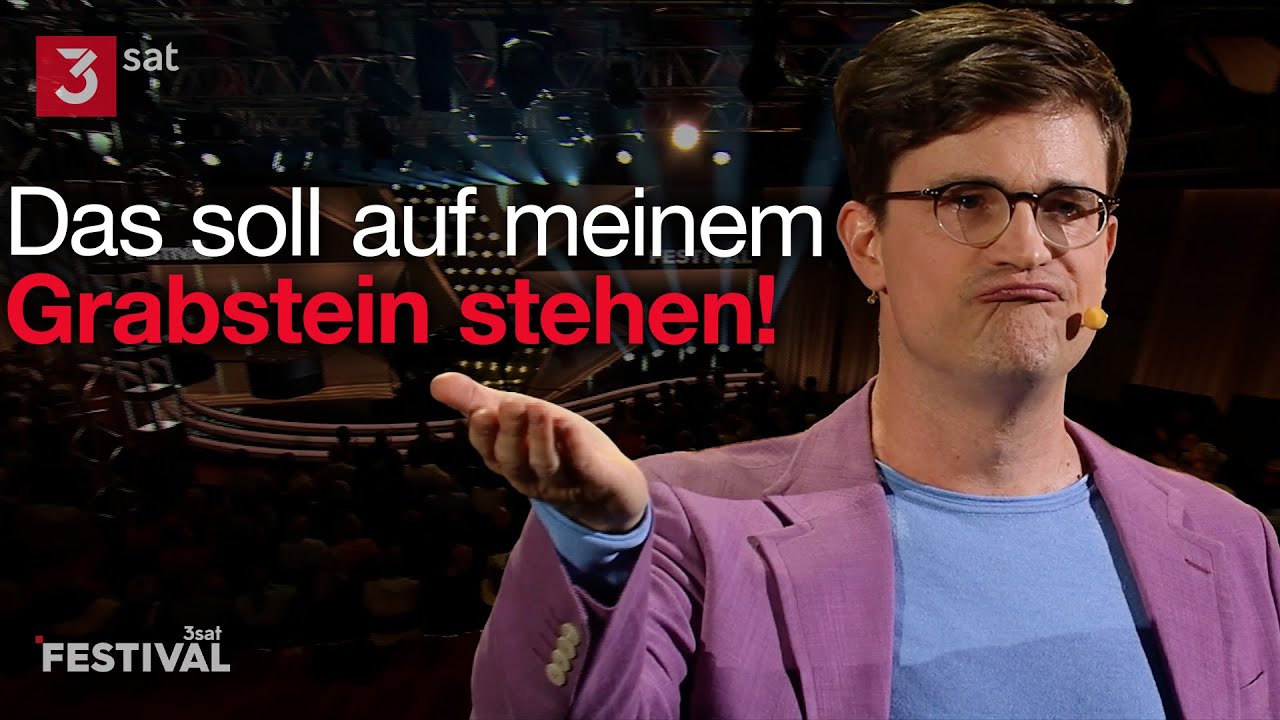 Bodo Wartke singt über das längste Wort der deutschen Sprache | 3satFestival