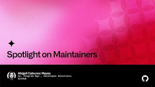 Spotlight on Maintainers - Universe 2022