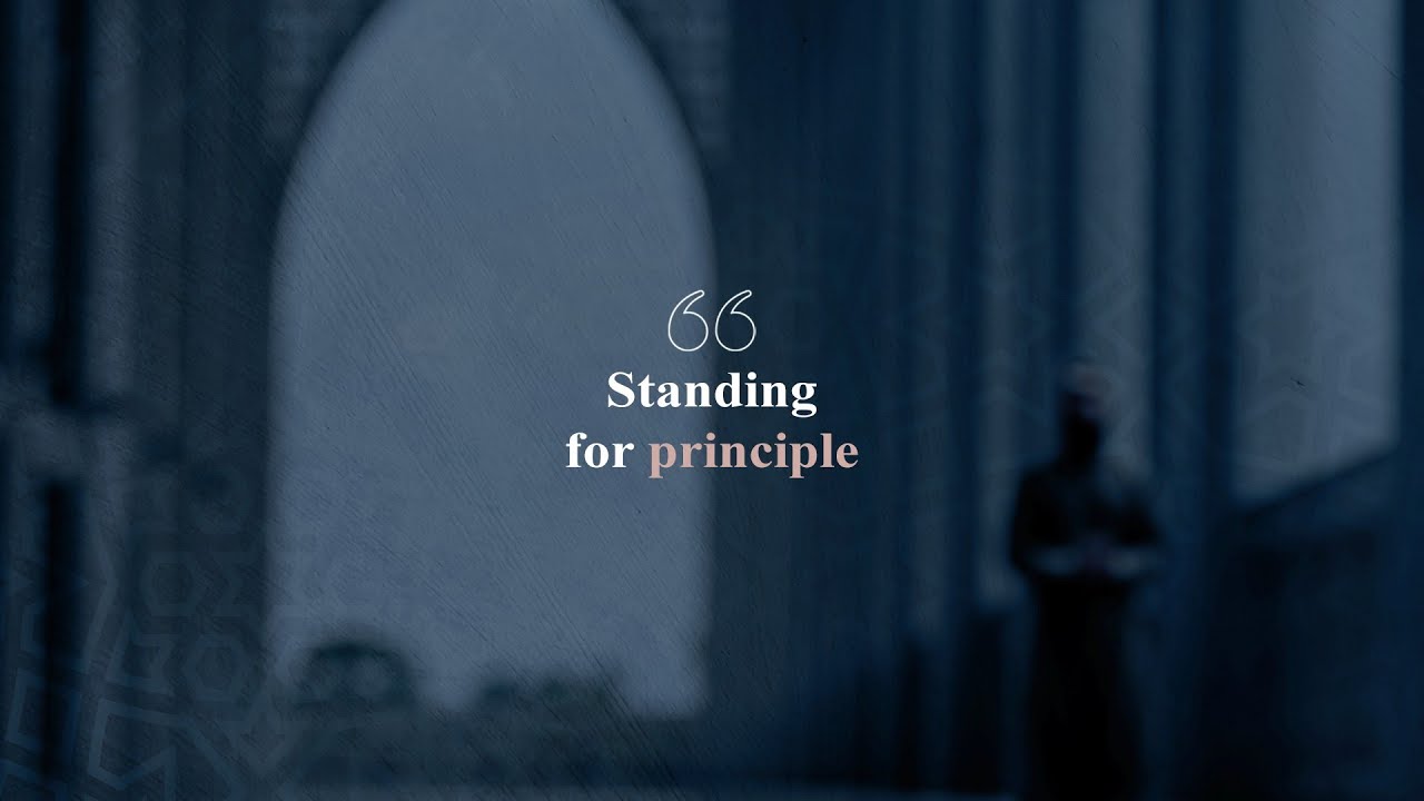 Standing for principle