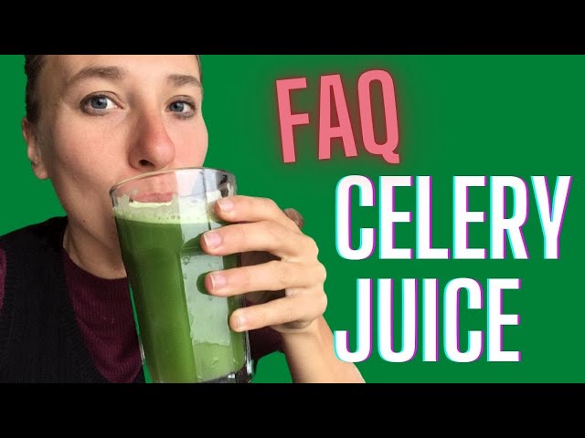 Celery Juice FAQ - Side Effects, Detox Symptoms, Diarrhoea, Bloating, Celery Allergy etc.