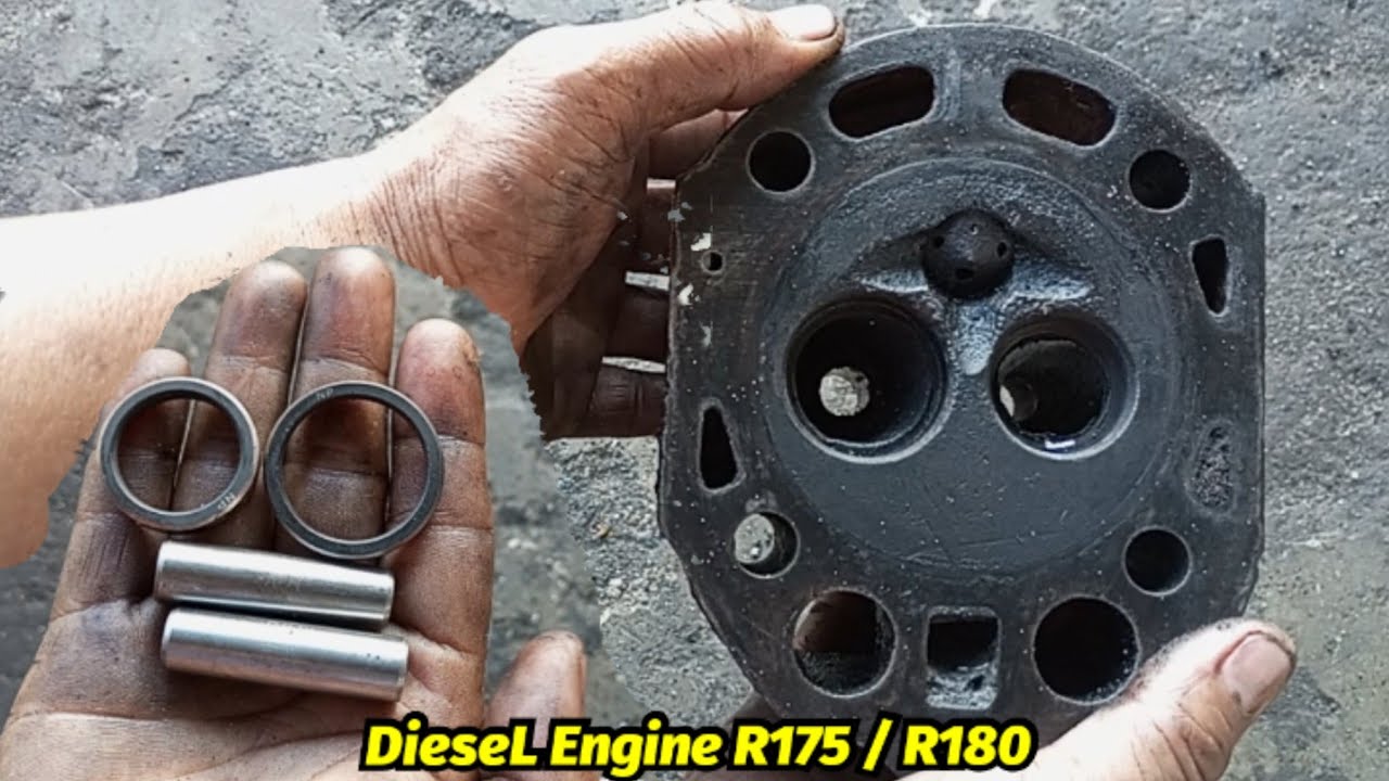Engine Valve R180 Install Sitting Valve & Settings Diesel Engine R-175 / R- 180 - YouTube