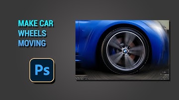 How to Make Car Wheels Moving in Photoshop ? Photoshop Tips