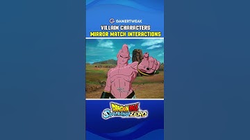 Villains Mirror Match Interactions Part 2 In Sparking ZERO #shorts #dragonballsparkingzero
